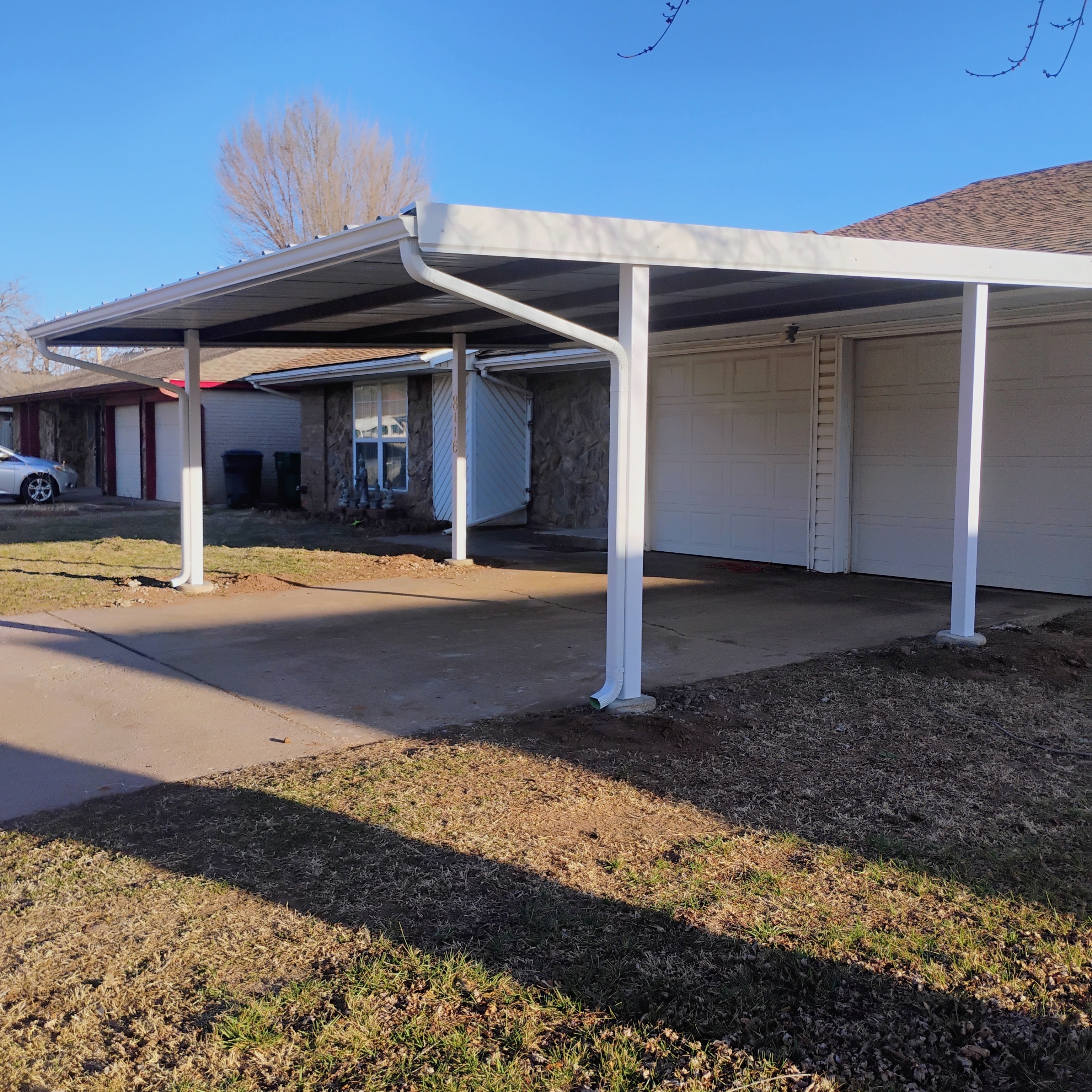 Metal carport by Forever Carports